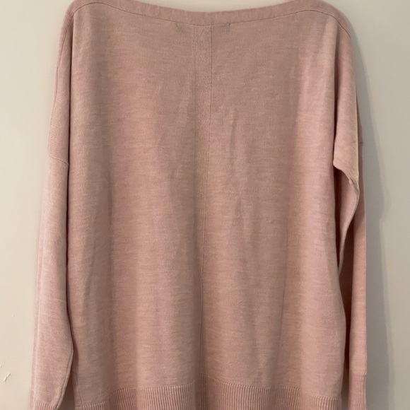 French Connection Pink Boxy Crew Neck Pullover - Picture 3 of 7